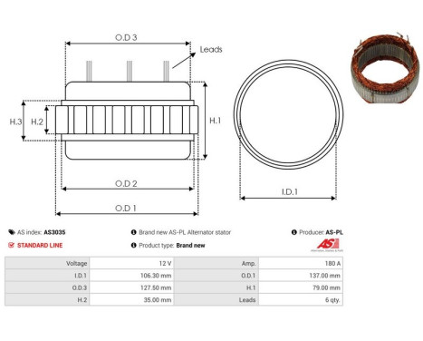 Stator, generator, Image 2