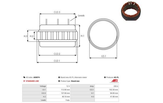 Stator, generator, Image 2