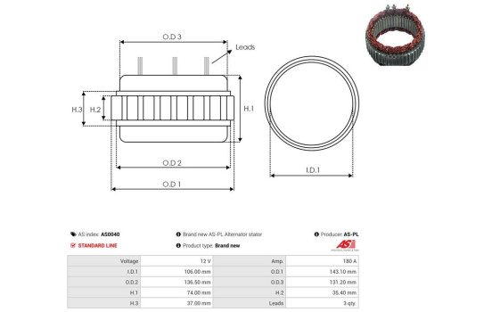 Stator, generator, Image 2