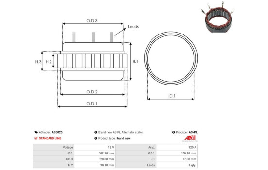 Stator, generator, Image 2