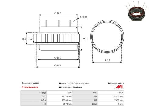 Stator, generator, Image 2