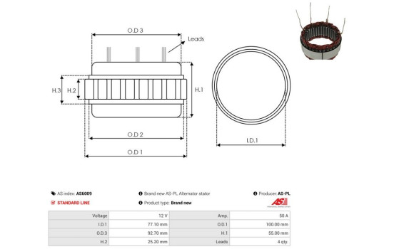 Stator, generator, Image 2
