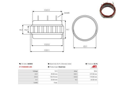 Stator, generator, Image 2