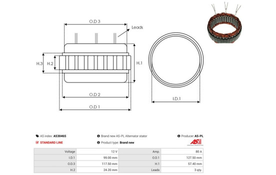 Stator, generator, Image 2