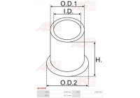 Bush, starter motor shaft