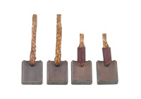 Carbon brush, starter motor