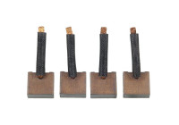 Carbon brush, starter motor