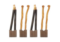 Carbon brush, starter motor