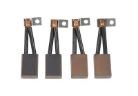 Carbon brush, starter motor