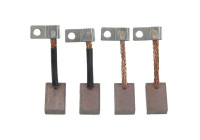 Carbon brush, starter motor