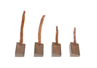 Carbon brush, starter motor