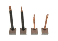 Carbon brush, starter motor