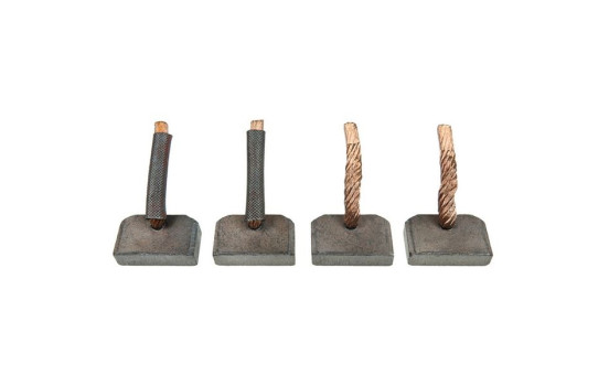 Carbon brush, starter motor
