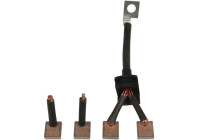 Carbon brush, starter motor