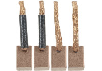 Carbon brush, starter motor