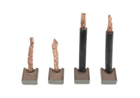 Carbon brush, starter motor