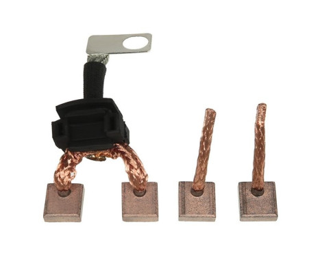 Carbon brush, starter motor