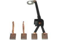 Carbon brush, starter motor