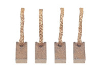 Carbon brush, starter motor