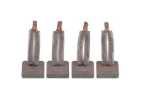 Carbon brush, starter motor