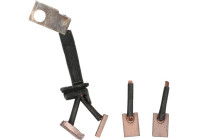 Carbon brush, starter motor