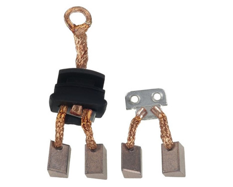 Carbon brush, starter motor