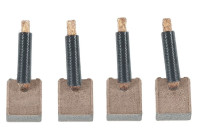 Carbon brush, starter motor