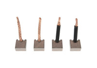 Carbon brush, starter motor