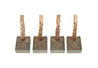 Carbon brush, starter motor