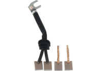 Carbon brush, starter motor