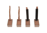 Carbon brush, starter motor