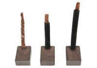 Carbon brush, starter motor