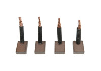 Carbon brush, starter motor