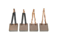 Carbon brush, starter motor