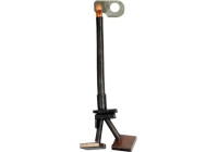 Carbon brush, starter motor