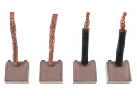 Carbon brush, starter motor