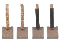 Carbon brush, starter motor