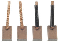 Carbon brush, starter motor