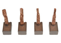 Carbon brush, starter motor