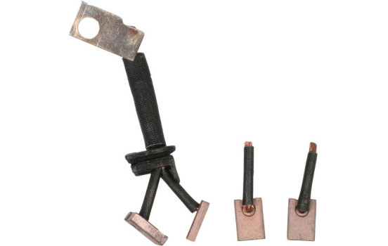 Carbon brush, starter motor