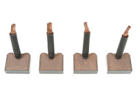 Carbon brush, starter motor
