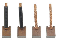 Carbon brush, starter motor