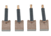 Carbon brush, starter motor