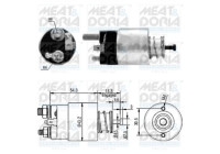 Contactor, starter motor