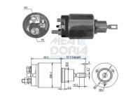 Contactor, starter motor