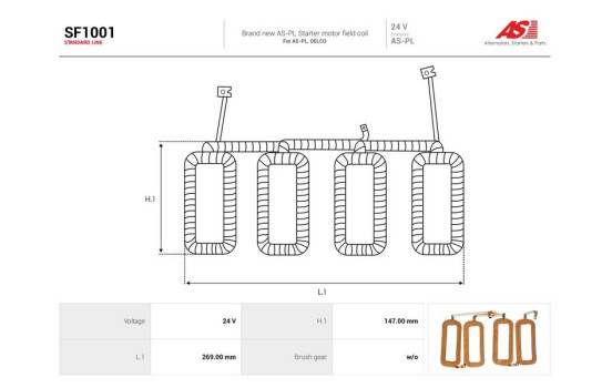 Exciter winding, starter, Image 2