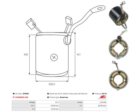 Exciter winding, starter, Image 4