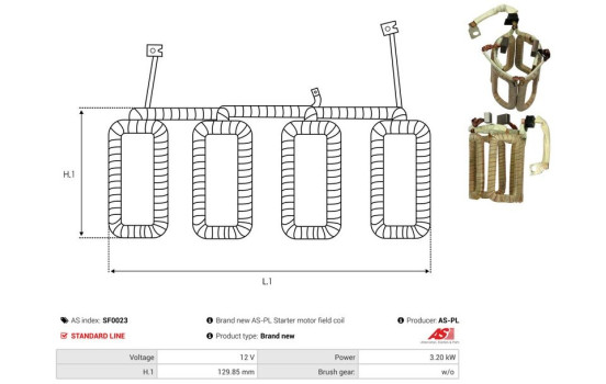 Exciter winding, starter, Image 3