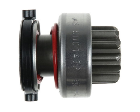 Free wheel drive, starter