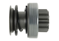 Free wheel drive, starter